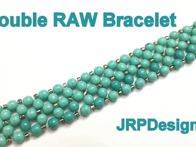 Double RAW Bracelet--Beginner Left Hand Tutorial