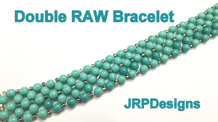 Double RAW Bracelet--Beginner Left Hand Tutorial