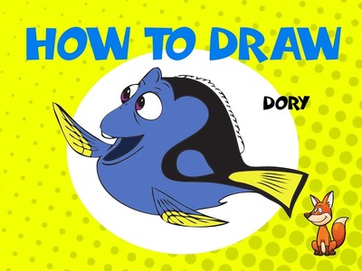 How to draw Dory - STEP BY STEP - DRAWING TUTORIAL