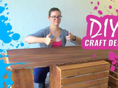 Kate Creates DIY Crafting Desk