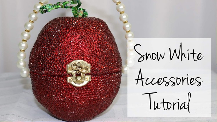 Snow White Accessories Tutorial - Purse, Crown, Necklace & Shoes