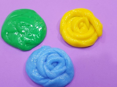 3  ways to slime from glass cleaner water, fabric softener, and floor cleaner