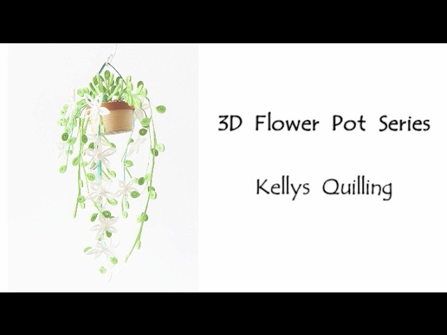 3D Quilling Flower Pot Series   Quilling Flower Pot 14