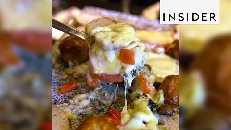 An NYC bar has a DIY raclette station and it's mouthwatering