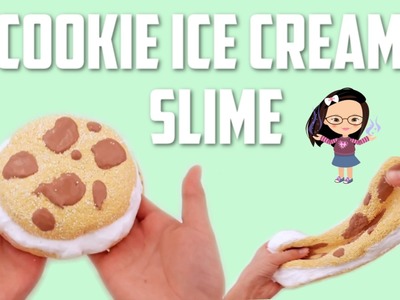 COOKIE ICE CREAM SLIME ????  (Foam Slime & Fluffy Slime)