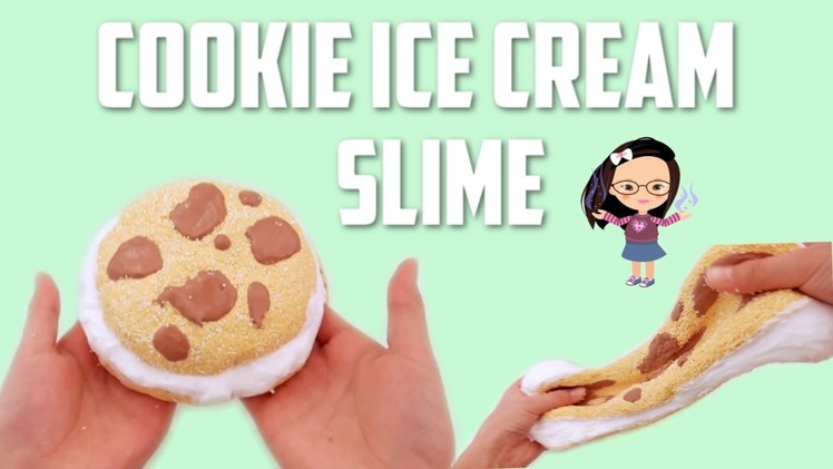 COOKIE ICE CREAM SLIME ????  (Foam Slime & Fluffy Slime)