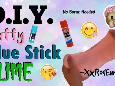 D.I.Y. Fluffy Glue Stick Slime | Glue Stick Slime Redo! (No Borax, Detergent, or Liquid Glue!)