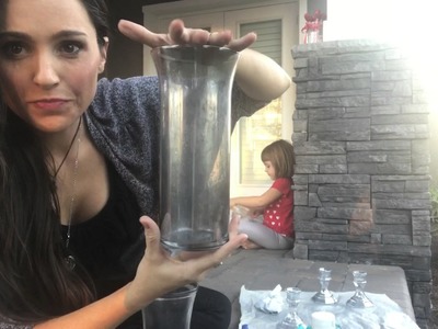 DIY Mercury Glass. Dollar Tree vases