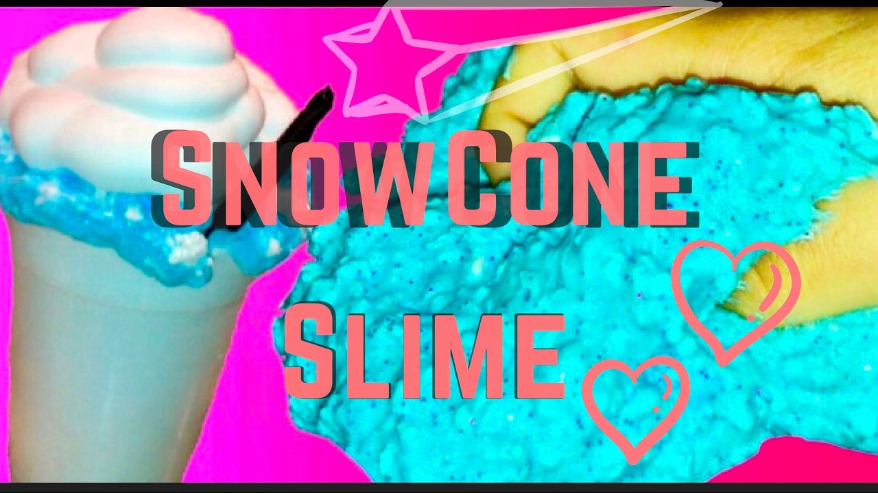DIY Most Satisfying Ice Cream Slime! (No Borax), Fun & Easy Snow Cone