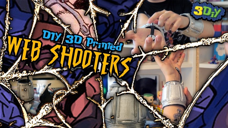 DIY Spider-Man Web Shooters ????️ 3D Printed Prop ????️ 3DiY