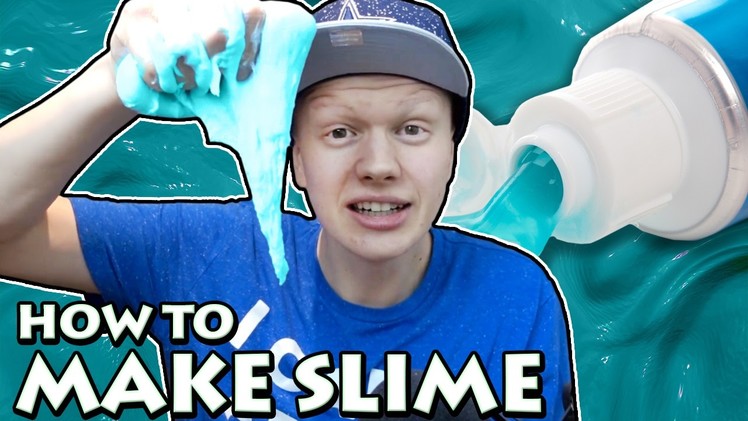 DIY TOOTHPASTE SLIME - HOW TO MAKE SLIME