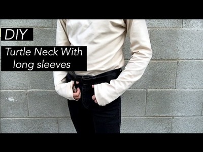 DIY Turtleneck With Long Sleeves