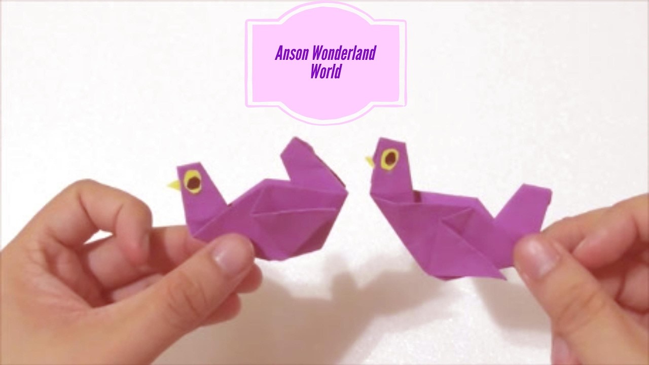 Easy Origami How To Make Trash Dove 简单手工折纸垃圾鸽 簡単折り紙ゴミ鳩です