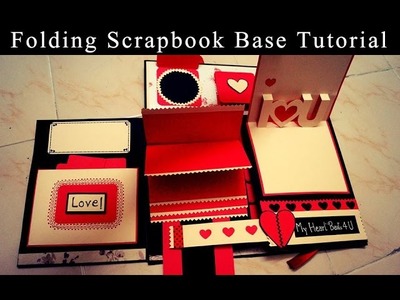 Folding Scrapbook Base Tutorial | The Sucrafts
