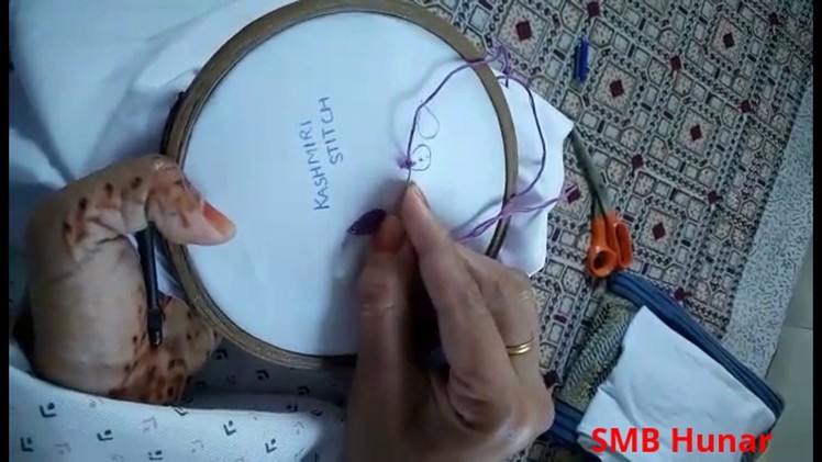 Hand Embroidery-Kashmiri Stitch