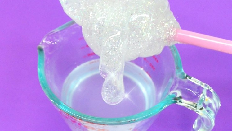How To Make Hologram Glitter Slime !