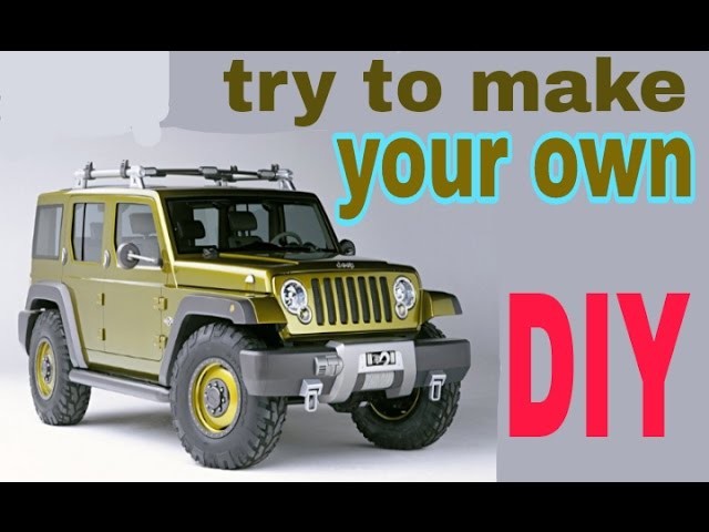 How To Make Roving (Hummer Jeep) at Home