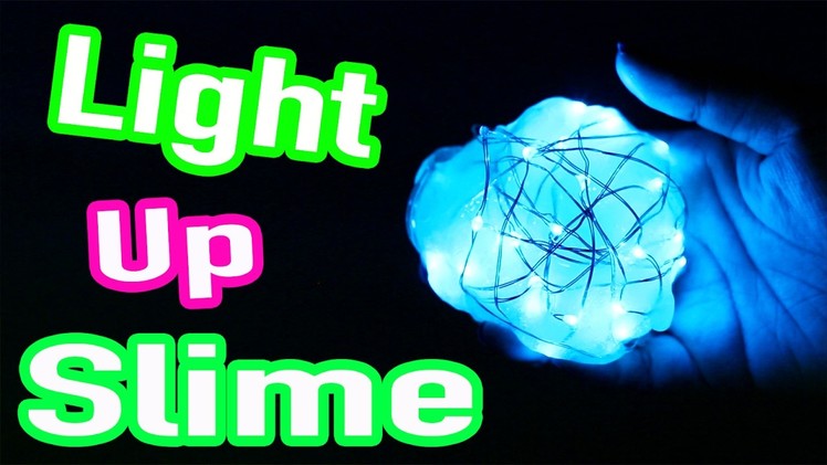 Light Up Slime - prettiest slime ever ! Reminds me of glowing crystals !
