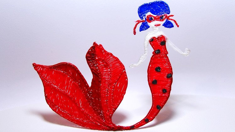 Miraculous Ladybug Mermaid How to Draw with 3D PEN! Video for Kids
