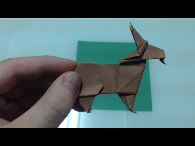 Origami goat tutorial 摺紙山羊教學