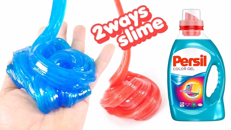 Persil Slime Jelly Monster ! 2ways to Make a Slime With Persil