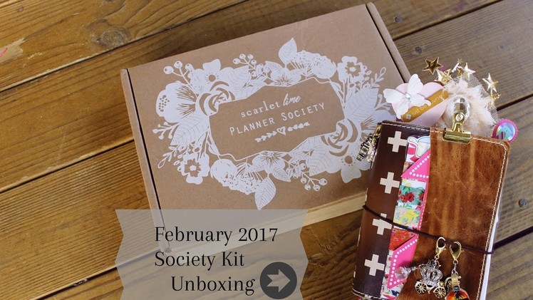 Planner Society Kit (Unboxing) Feb. 2017