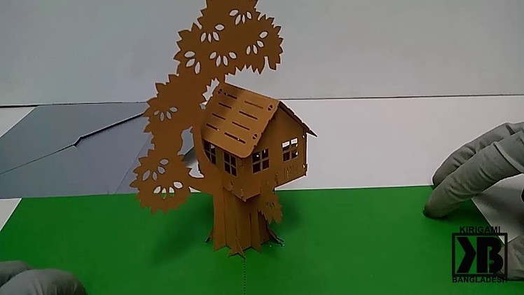 Tree House 3D Pop Up Card