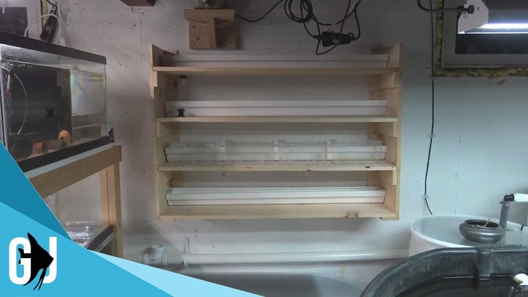 #434: HOW TO: DIY Fry Rack Installed on Fishroom Wall Part 2 - DIY Wednesday