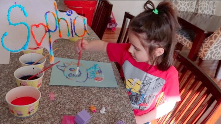 AWESOME SALT PAINTING CRAFT FOR KIDS!