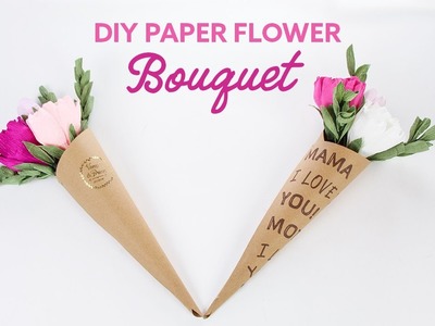 DIY Crepe Paper Flower Bouquet video