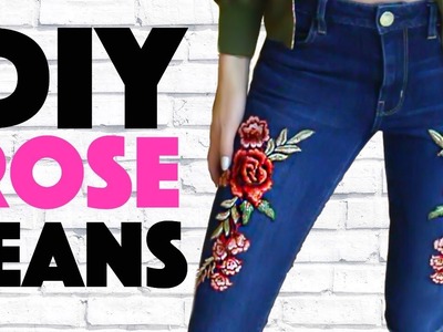 DIY Embroidered Jeans!