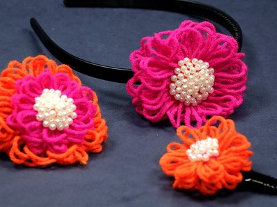 DIY Flower Crafts - Wool Flower Making Tutorial