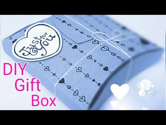 DIY : Gift Box Tutorial | how to make an easy and beautiful gift box for Jewellery