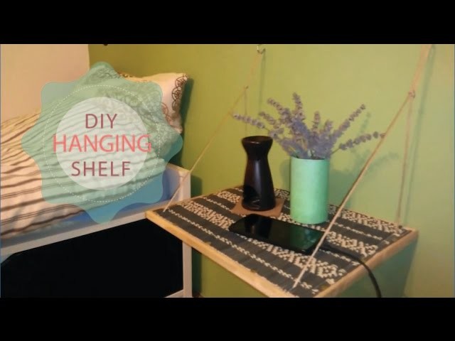 DIY | Hanging Rope Wall Shelf | Furniture & Interior Design | Tutorial