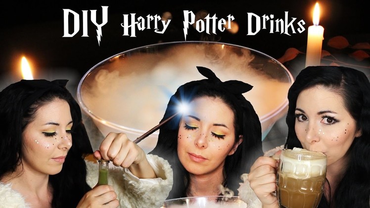 [DIY] HARRY POTTER DRINKS ⚡️ PENSIEVE | BUTTERBEER | POTIONS