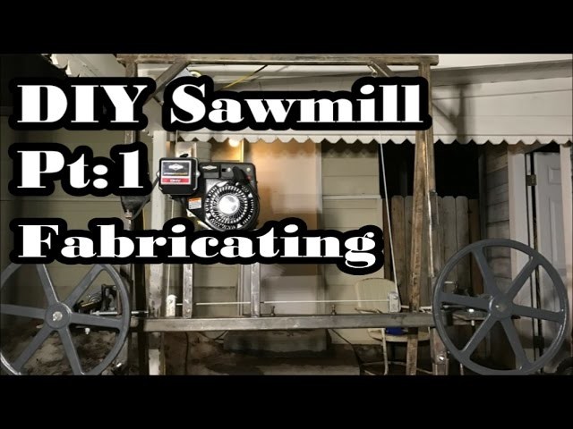 DIY Sawmill Pt 1: Homemade, Cheap, Simple 36" Log. 