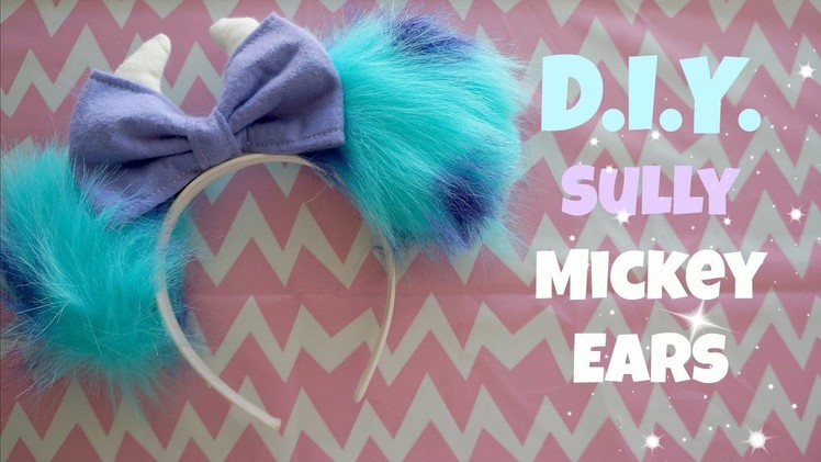 DIY Sully Mickey Ears