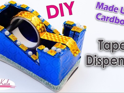 DIY Tape Dispenser | recycling Cardboard | Best out of waste | Artkala 123