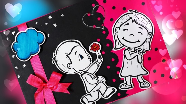 DIY : Valentine pop up proposal card TUTORIAL