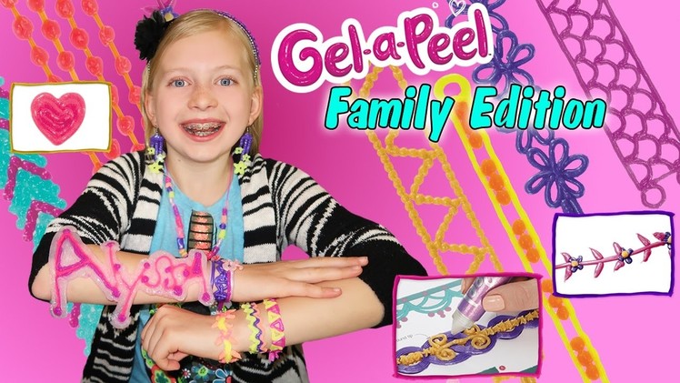 Gel-A-Peel DIY Craft Time || 3D Sparkle Bead Design Station, Making Earrings & Jewelry out of GEL!