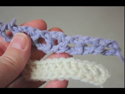 How to crochet a new technique a chainless foundation chain