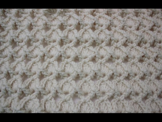 How to Crochet Rosa's Marshmallow Shell Stitch