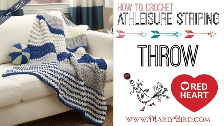 How to Crochet the Athleisure Striping Throw