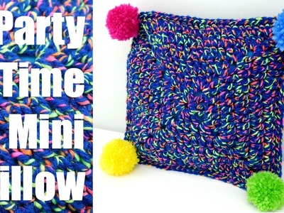 How To Crochet the Party Time Mini Pillow, Episode 393