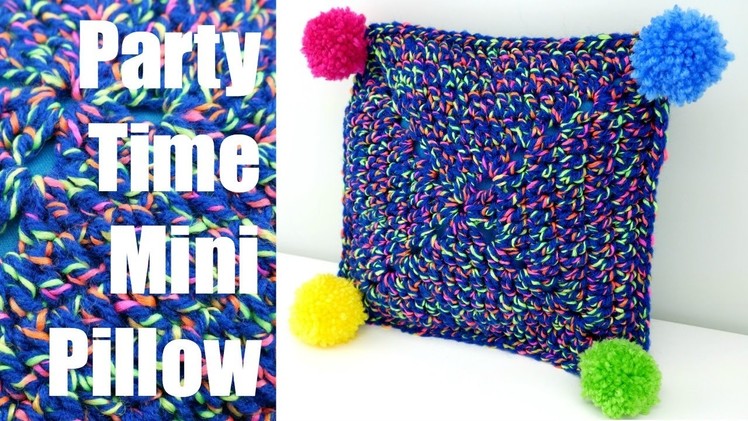 How To Crochet the Party Time Mini Pillow, Episode 393