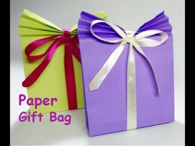 How to Fold a Paper Bag for Gift || DIY Paper Gift Bag || Origami Gift Bag || Handmade Gift Bag