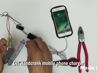 How to make a DIY Handcrank Mobile Phone Charger