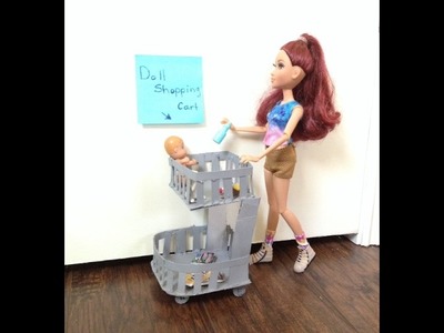 How to make a doll shopping cart