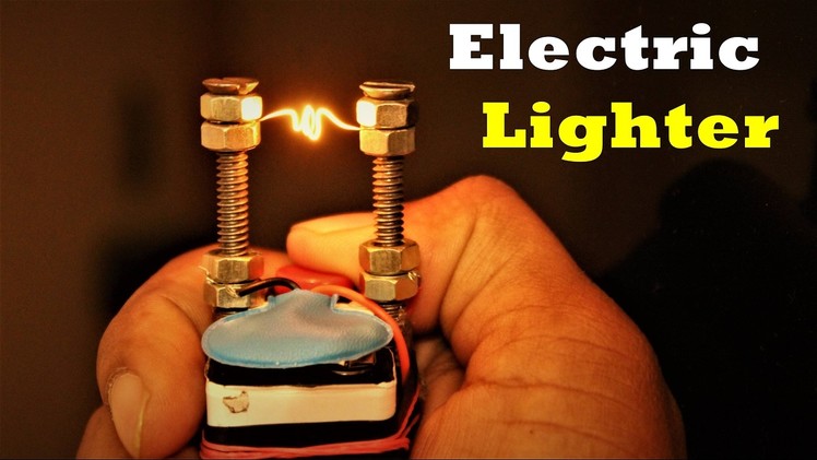 How to make a ELECTRIC LIGHTER at home using 9V Battery