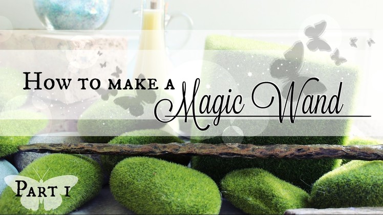 How to make a Magic Wand \\ Easy Wizard Crafts for a Magic Themed Party or Costume